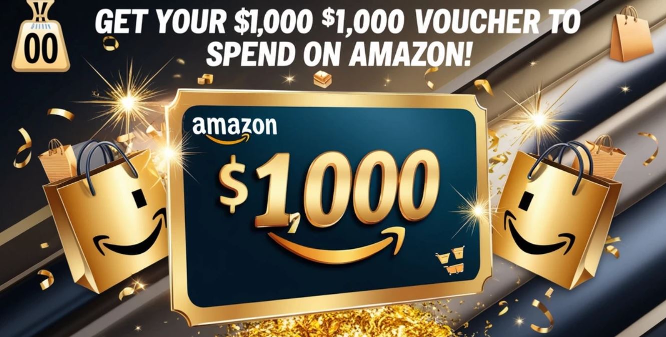 Get your ,000 voucher to spend on Amazon!